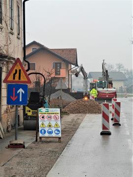 Gradnja vodovoda od Brezovice proti Dražici