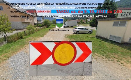 Zapora - parkirišče Gradišnikova-oktober