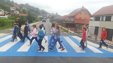 Otvoritev prehoda za pešce pri BS Petrol Borovnica