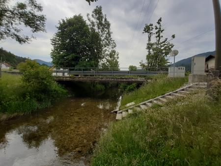 Most čez Borovniščico - Pot v Jele